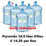 PURAVIDA ZUIVER DRINKWATER 18,9 LTR SET VAN 6 FLESSEN
