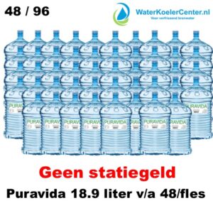 PURAVIDA ZUIVER DRINKWATER 18,9 LTR per fles