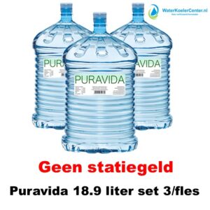 PURAVIDA ZUIVER DRINKWATER 18,9 LTR per fles