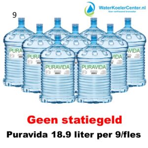 PURAVIDA ZUIVER DRINKWATER 18,9 LTR per fles