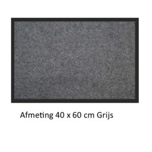 Absorptiemat 40 x 60 cm Grijs